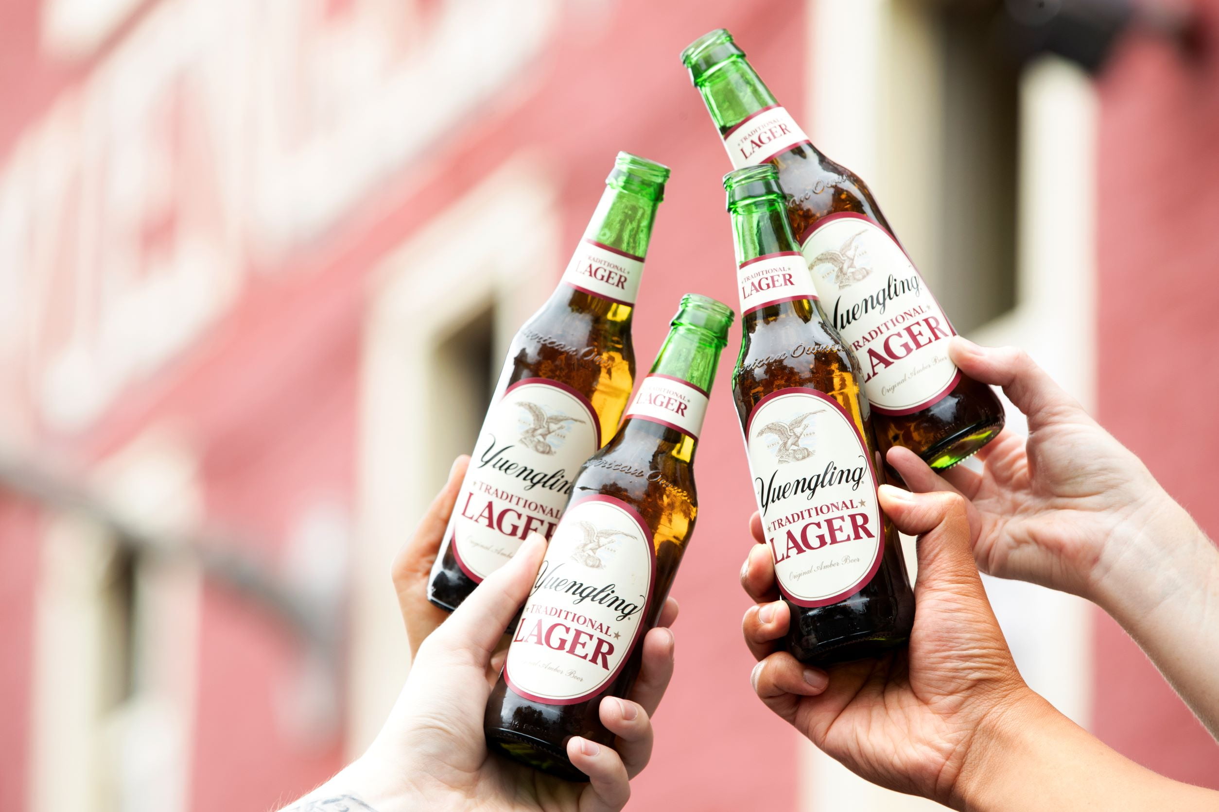 Yuengling Lager Beer, 24 Pack Beer, 12 fl oz Glass Bottles, 4.5% ABV, Domestic Lager