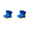 thumbnail image 1 of Wosthever Manténgase a la moda Botas de lluvia impermeables Antideslizantes y lindas Botas de lluvia cómodas Zapatos ligeros Azul [felpa añadida] 30.1 2Conjunto, 1 of 6
