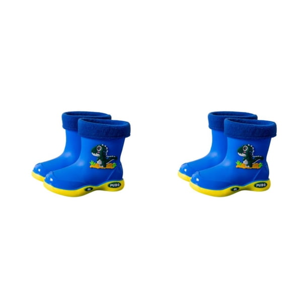 Injueey Manténgase a la moda botas de lluvia impermeables antideslizantes y lindas botas de lluvia de goma zapatos ligeros cómodos Type1 NO1