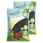 Black Turtle Beans, 25 Pounds — Sproutable, Kosher, Raw — by Food to Live