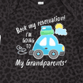thumbnail image 4 of Inktastic Book My Reservation I'm Going to My Grandparents' Boys or Girls Baby Bodysuit, 4 of 5