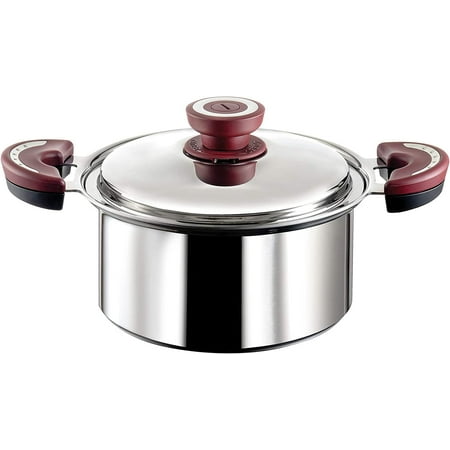 

General Stainlees Steel General (9 inch) - Soup Pot for Cooking with Lid Heat-Proof Double Handles for Induction/General/Gas Stoves - Dishwasher Safe Cookware