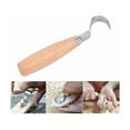 thumbnail image 3 of Elevate Your Craft: Wood Carving Scorp Knife, High-Quality Stainless Steel Blade for Sharp Cutting Edge, Ergonomic Design for Comfortable Wood Carving, Adequate Hand Clearance for, 3 of 5