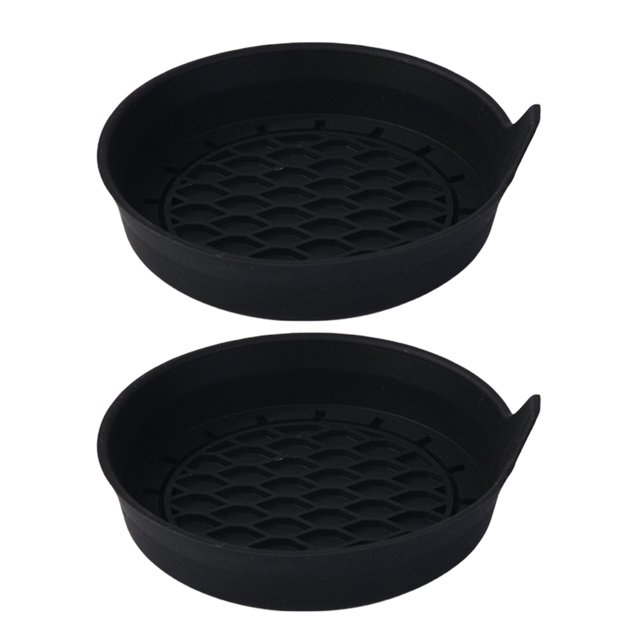 DQrwqpou Soporte para Derrames A Prueba Tamices Almohadilla Antideslizante Silicona para Aislada (negro)