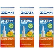3 Pack - Zicam Allergy Relief Nasal Gel 0.50oz Each