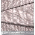 thumbnail image 2 of Soimoi Cotton Duck Fabric Check & Geometric Print Sewing Fabric Yard 56 Inch Wide, 2 of 3