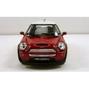 5" Kinsmart Mini Cooper S Diecast Model Toy Car 1:28 Red