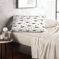 thumbnail image 6 of Uemuo Dachshund Dog Print Throw Pillow Case – Cozy & Soft Cushion Cover, Hypoallergenic Pillow Case for Sleeping, Perfect for Women with Envelope Closure-14"x20", 6 of 6