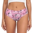 thumbnail image 1 of Fotbe Cartoon Poodle Dog Calzones Estampados para Mujer – Ropa Interior de Algodón, Cómoda, Suave y Elástica-3X-Large, 1 of 6