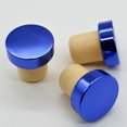 thumbnail image 2 of kurtrusly 5 Pieces T-shape Wine Stopper Silicone Plug Cork Bottle Stopper Cap Blue, 2 of 7