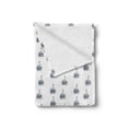 thumbnail image 2 of Boat Soft Flannel Fleece Throw Blanket, Rhythmic Motifs of Sailboats Nautical Theme on a Plain Backdrop Marine Lifestyle, Cozy Plush for Indoor and Outdoor Use, 50" x 70", Multicolor, by Ambesonne, 2 of 5