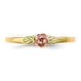 thumbnail image 4 of Primal Gold 10 Karat Yellow Gold with 12 Karat Rose and Green Accent Black Hills Ring, 4 of 7