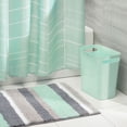 thumbnail image 6 of mDesign Plastic Small 1.5 Gal./5.7 Liter Trash Can, Built-In Handles, Mint Green, 6 of 8