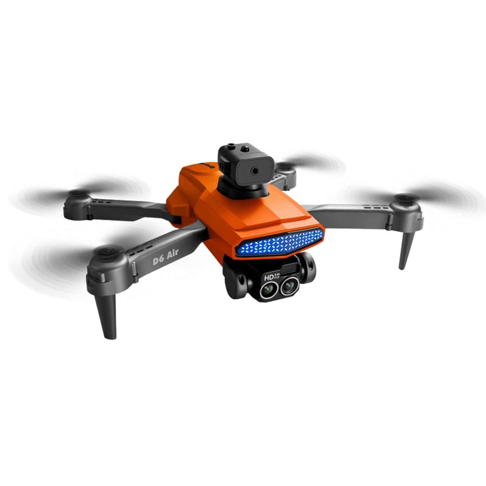 Drone with 4K Dual Camera, Electronic Image Stabilization & Obstacle Avoidance, Gesture Control & One-Key Return with 2 Batteries for Extended Flight, for Beginners and Teenagers