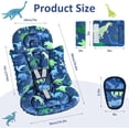 thumbnail image 5 of - Soporte para la cabeza del asiento de coche para bebé – Inserto de asiento de coche para bebés recién nacidos – Soporte suave para la cabeza del asiento de coche recién nacido para asientos, 5 of 5