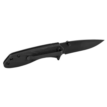 Ozark Trail 6.5 Inch Titanium Pocket Knife, Black (Best Pocket Knife For Everyday Use)