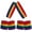 Rainbow, variant on GOGO 36 Pieces Rainbow Sports Sweatbands, 12 Headbands & 24 Wristbands, Moisture Wicking Athletic Sweatbands