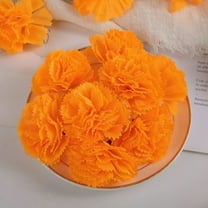 Decorative Artificial Flower Orange Fake Flowers, Decorative Artificial Flowers *1 Fake Flowers Small(Plastic, One Size)