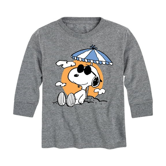 Peanuts - Snoopy's Beach Day - Toddler And Youth Long Sleeve Graphic T-Shirt