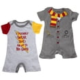 thumbnail image 1 of Harry Potter Solemnly Swear Uniform Infant 2-Pack Romper Bodysuit Set-0-3 Months, 1 of 2