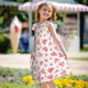 thumbnail image 5 of Fotbe Hearts Vestido de Dormir para Niñas de 3 a 10 Años, Mangas Cortas, Estilo Princesa, Pijama Camisón con Mangas Voladas-Large, 5 of 6