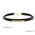 thumbnail image 4 of Gargantilla Collar ajustable Collar negro Collares para mujeres y niñas, 4 of 5
