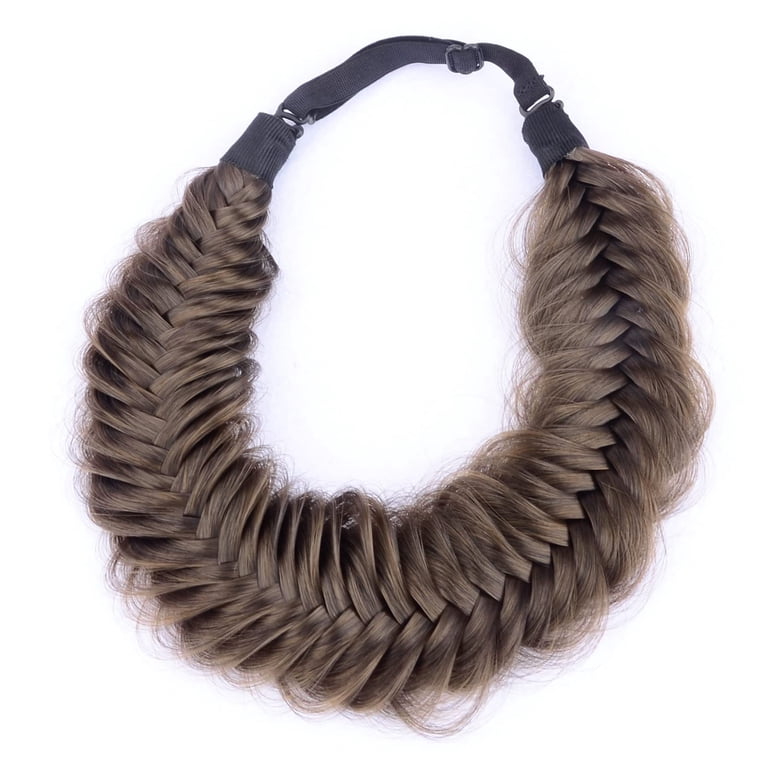 DIGUAN Wide Fishtail 2 Strands Synthetic Hair Braided  display picture 2