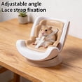 thumbnail image 3 of Hamster Car Seat with Adjustable Leash & Vent Clip, Small Animal Safety Carrier with Magnetic Base for Guinea Pigs Mice Gerbils, Secure Travel Vehicle Vent Holder with Buckle, 3 of 7