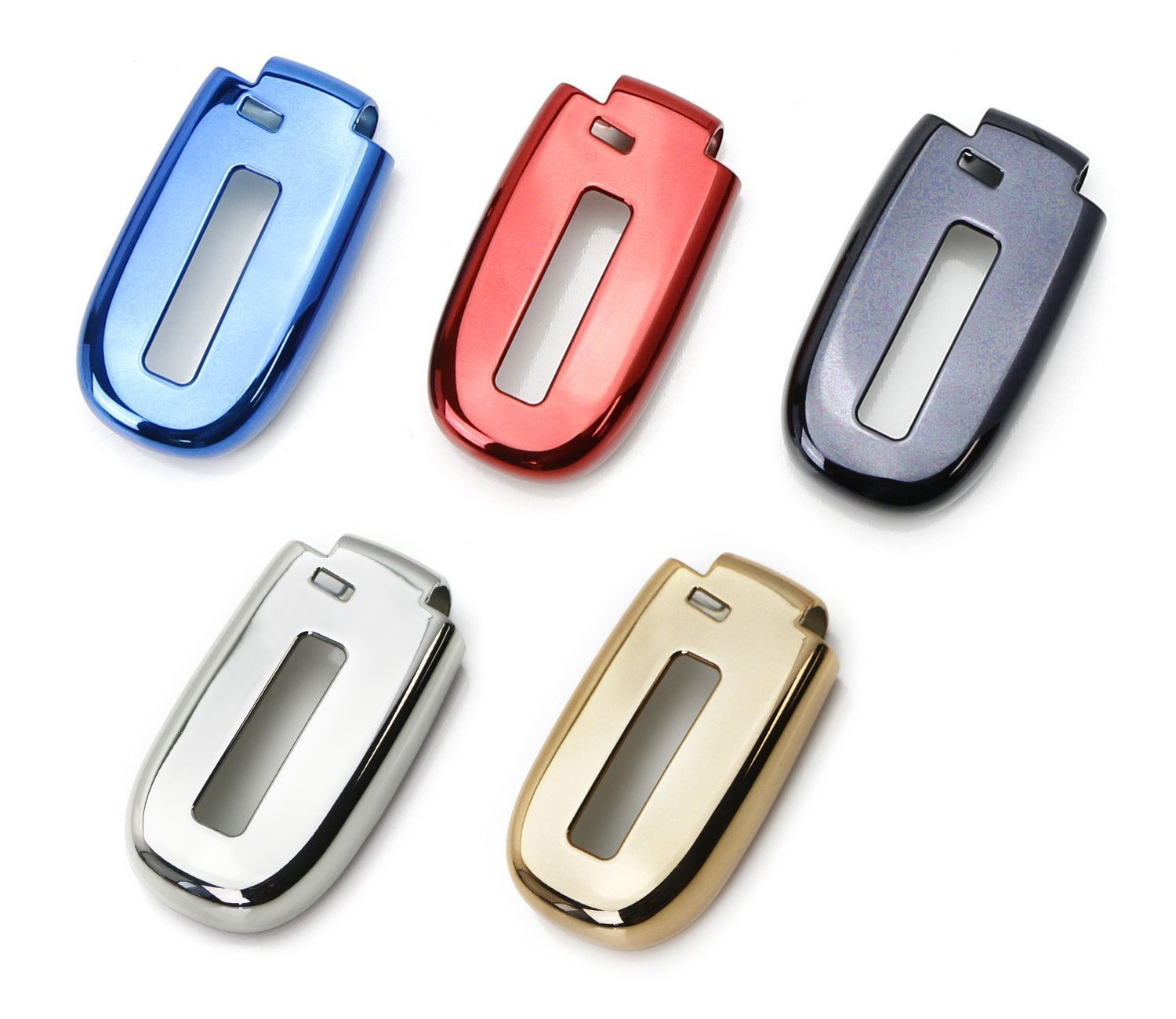 Diamond Bling Crystals Aluminum Key Protector Case Cover M.JVisun Handmade Car Key Fob Cover for Jeep Grand Cherokee SRT Cherokee Renegade Compass Smart Remote Key Silver