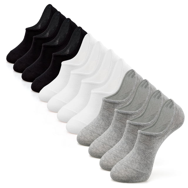 Calcetines IDEGG No Show para mujer y hombre, antideslizantes para correr