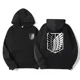thumbnail image 3 of Sudadera con capucha con estampado de Attack on Titan para hombres y mujeres, ropa de calle, Jersey Harajuku, Kyojin no Shingeki, sudadera suelta y transpirable, 3 of 5