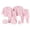 Light Pink, variant on 0-3 Months Baby Girl Clothes Baby Boy Newborn Clothes Seven Piece Baby Set For Comfortable Soft Stylish And Cute Cartoon Baby Set Yellow,Size 0-3 Months