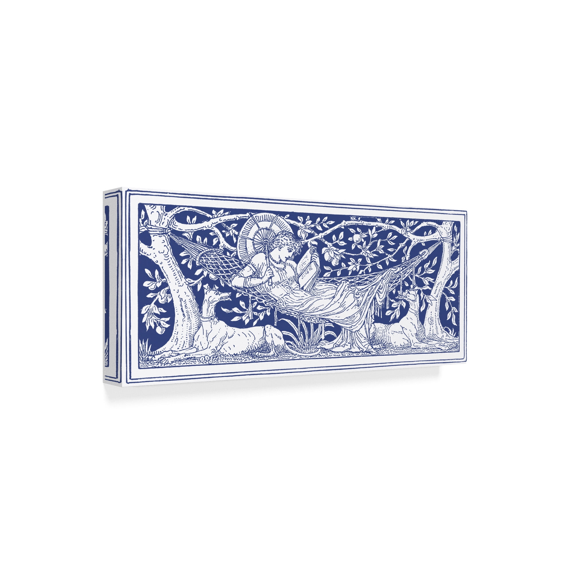Trademark Fine Art 'Woman reclining' Canvas Art by Walter Crane