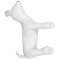 thumbnail image 3 of 2x Maniquíes de cuero perro posición de pie juguetes blanco M Afortunado Sencillez, 3 of 5