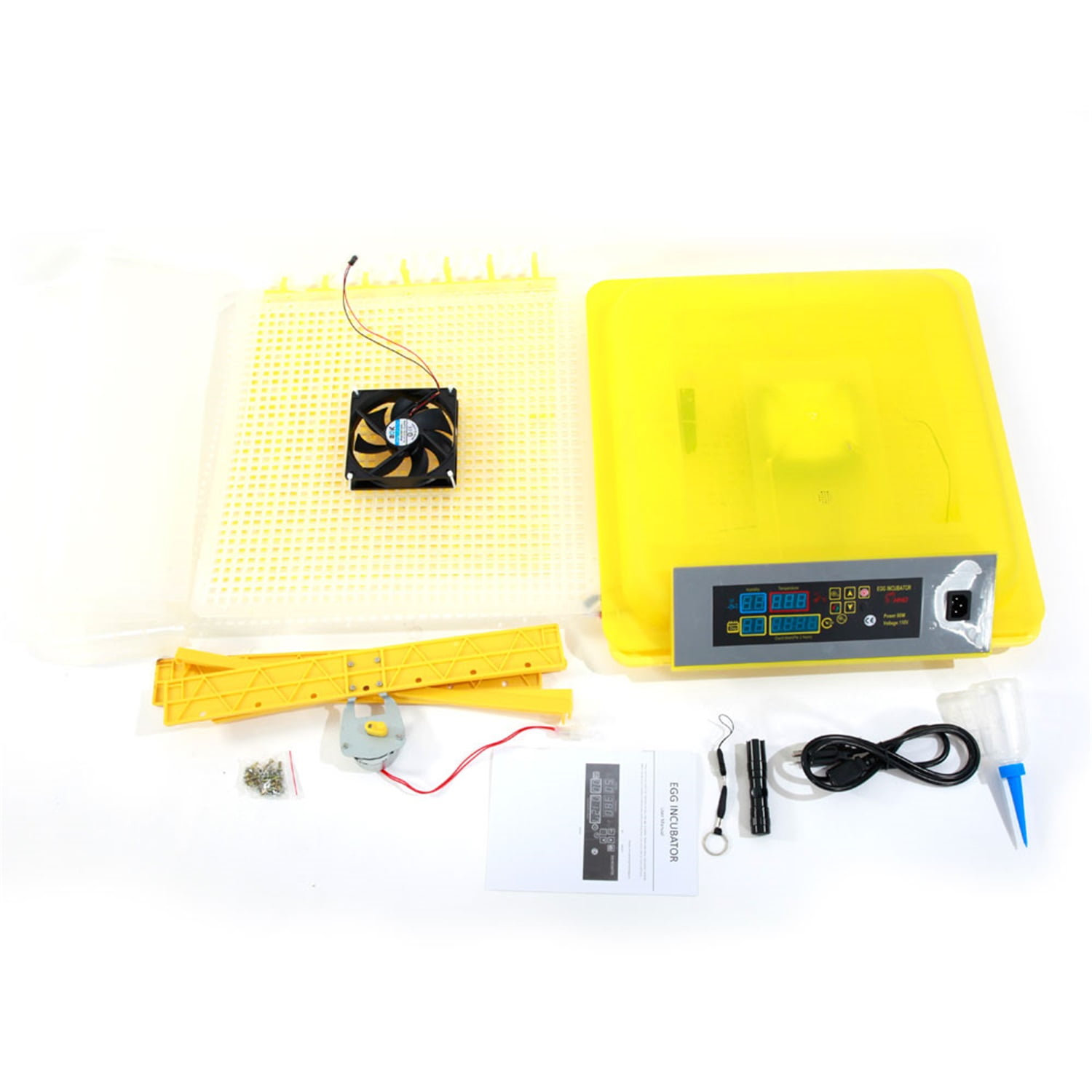 Canddidliike Egg Incubator 56 Eggs Fully Automatic Digital Poultry Hatcher Machine Breeder with Auto Turning, Incubators Gift Set for Kids Canddidliike Egg Incubator 56 Eggs Fully Automatic Digital Poultry Hatcher Machine Breeder with Auto Turning, Incubators Gift Set for Kids