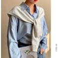 thumbnail image 2 of CAILDANL Women's Fashion Sweater Knitted Shawl Knitted Knotted Shawls Khaki Sweater Shawl Air-Conditioned Room Shawl, 2 of 9