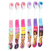 Brush Buddies Barbie Kids Toothbrushes, Manual Toothbrushes for Kids, Toothbrush for Toddlers 2-4 Years, Soft Toothbrushes, 6PK