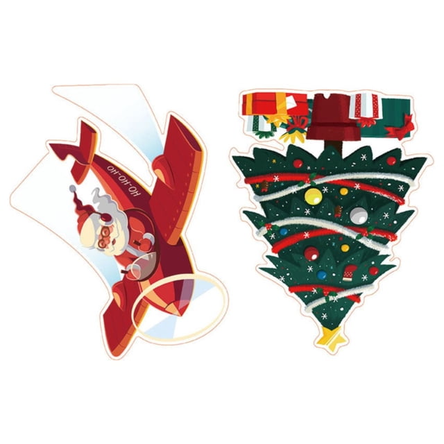 Christmas DecorationsStickersChristmas Wall Sticker Decorative Toilet Wall Sticker Refrigerator Cabinet Glass Decorative Wall StickerHousehold stickers