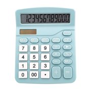 Christmas SAVlNGS C1earance! Cbcbtwo Basic Calculators, 12-Digit Portable Desk Calculator Battery and Solar Dual Power, with LCD Display and Sensitive Button, for Home Office College School Supplies