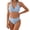 Light Blue, variant on Women SwimSuits 2 Piece Set Modest Bikini Halter Neck Bathing Suit Summer Beach Vacation Yellow XL