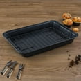 Nonstick Roasting Pan with Rack, 16.5x11x2 Inch Turkey Roaster