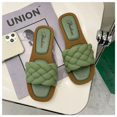 

Beach Sandals Non-slip Shower Bathroom Slippers Soft Summer Slide Sandals