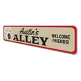 thumbnail image 4 of Bowling Alley Name Novelty Decor, Metal Wall Sign - 4x18 Inches, 4 of 4
