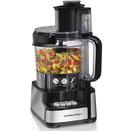 - Refurbished Hamilton Beach Stack and Snap 12 Cup Food Processor | Model# R70725