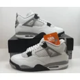 thumbnail image 1 of Ni-k-e Air Jordan 4 Retro Sneakers Men’s Size 11.5 “White Cement" FV5029-100, 1 of 5
