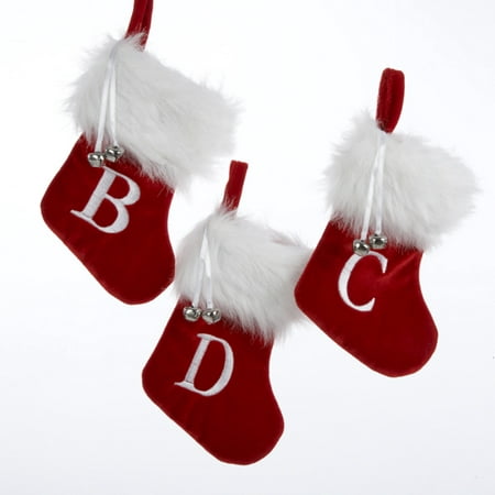 Pack of 105 Monogrammed Red and White Mini Christmas 