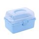 thumbnail image 3 of Caja de Almacenamiento Macarena Multiusos con Tapa y Asa Azul Estuche de Almacenamiento para Lazos para el Cabello, 3 of 8