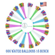 Packs 666 Pcs Self-Sealing Instant Water Balloons Bunch O Balloon style, Great Summer Deal!