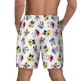 thumbnail image 3 of Kdxio French Bulldog With Coffee Cup Print Men'S Swim Trunks With Compression Liner 7 Inch Inseam Quick Dry Swim Shorts, 3 of 7