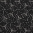 thumbnail image 3 of HomeRoots 676552 8 x 10 ft. Black & Ivory Geometric Transitional Washable Machine Made Rectangle Area Rug with UV Protection, 3 of 9